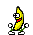 Glckliche Banane